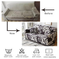Black & White Zebra Print Sofa Couch Cover
