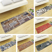 Brick / Stone Walkway Print Floor Runner Mat