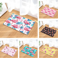 Multi-Color Tropical Pink Flamingo Door / Floor Mat